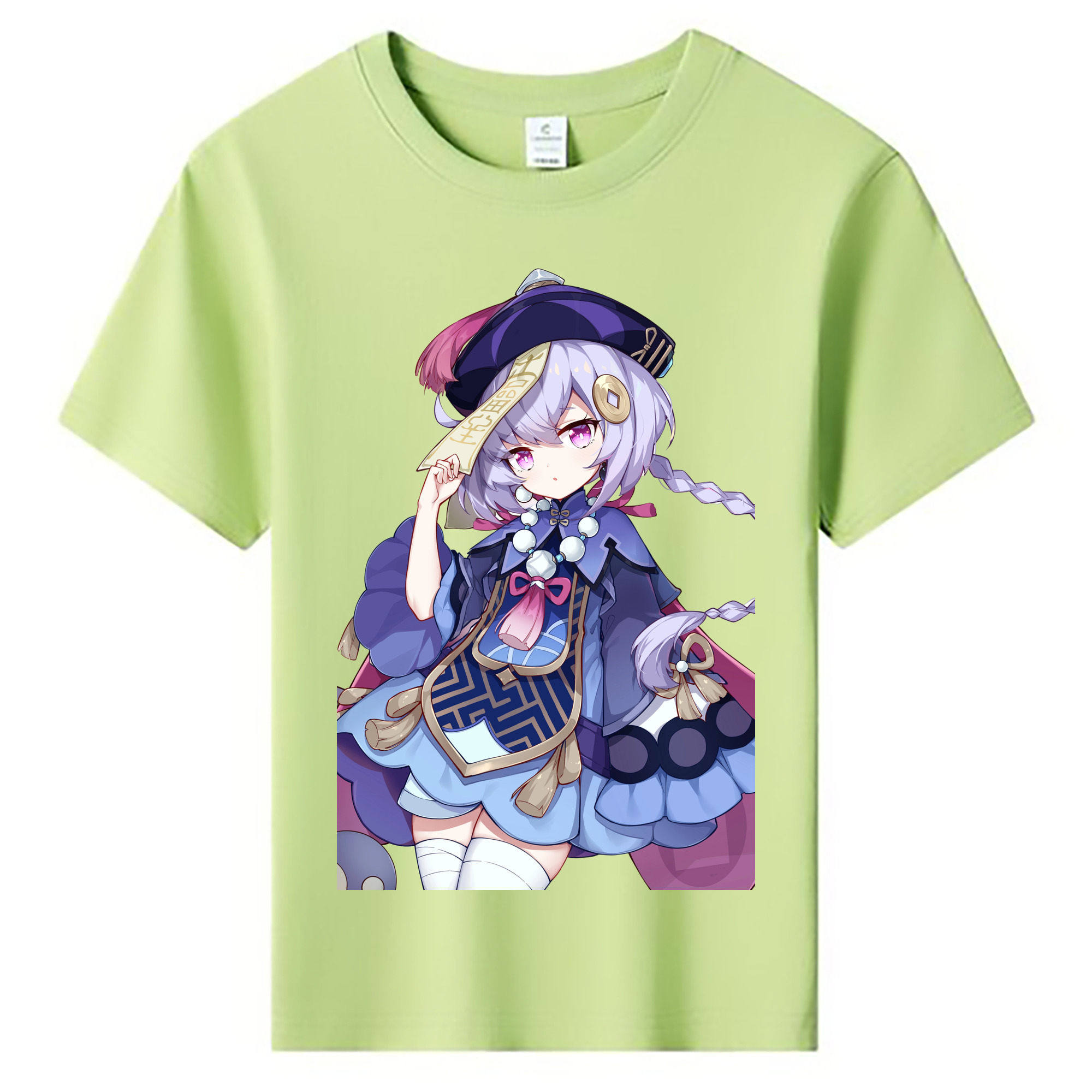 げんし神 七七 なな  genshin Nana 綿100％キッズTシャツ（フロントプリント）